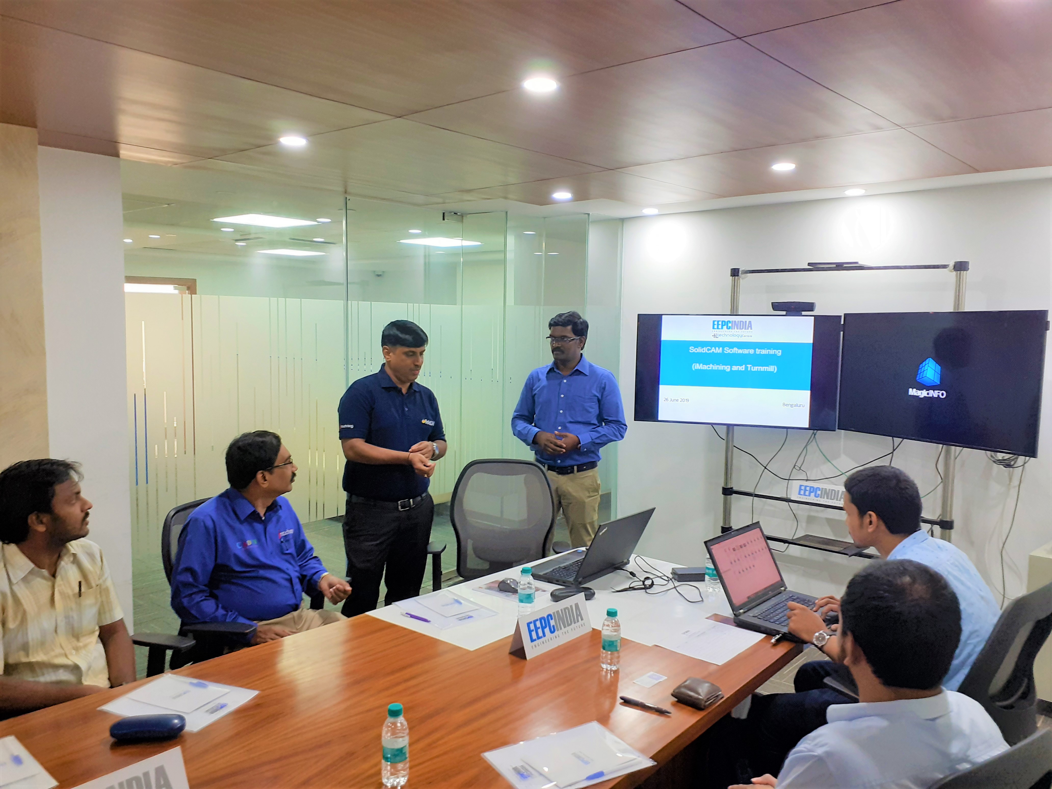 Mr. D. Karthikeyan, Assistant Head, EEPC India Technology Centre, Bengaluru welcoming the participants at the training session